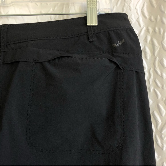 Woolrich Black Cropped Length Hiking Pant Capris - Picture 10 of 12